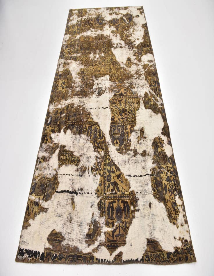 Detail image of 5' x 8' 8  Hand Knotted Ultra Vintage Persian Wool Rug