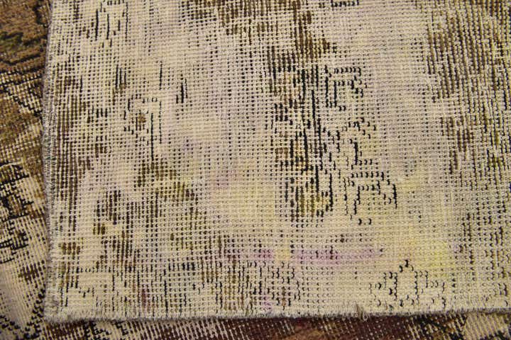 6' 5 x 9' 4 Hand Knotted Ultra Vintage Persian Wool Rug