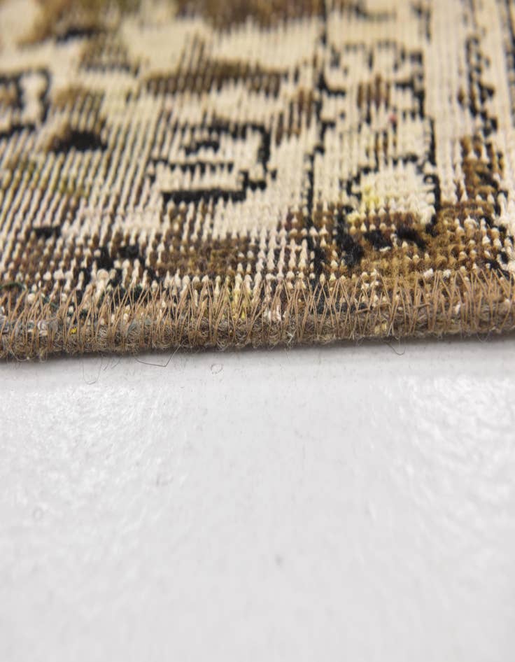 Detail image of 6' 5 x 9' 4  Hand Knotted Ultra Vintage Persian Wool Rug