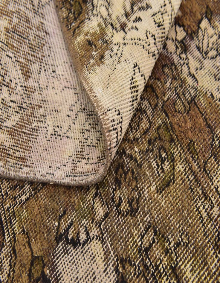 Detail image of 6' 5 x 9' 4  Hand Knotted Ultra Vintage Persian Wool Rug