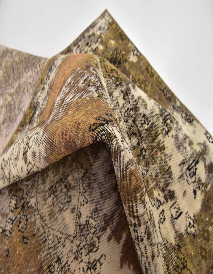 Detail image of 6' 5 x 9' 4  Hand Knotted Ultra Vintage Persian Wool Rug