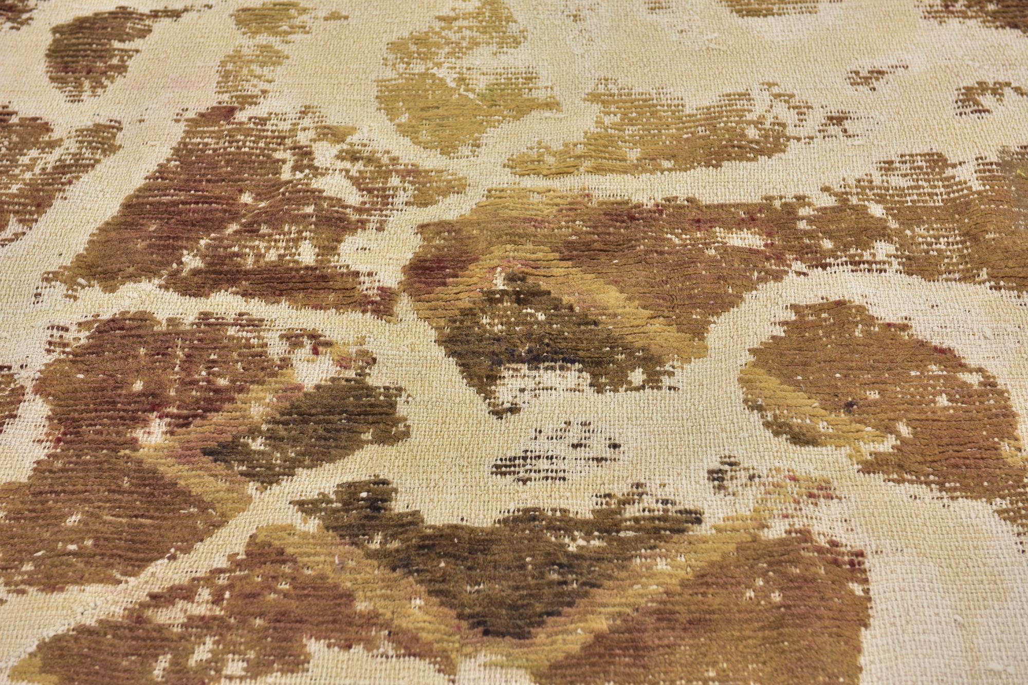 5' 10 x 8' 8 Hand Knotted Ultra Vintage Persian Wool Rug