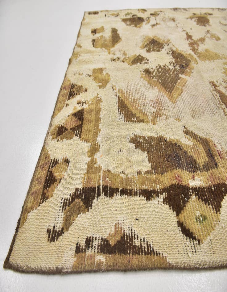 Detail image of 5' 10 x 8' 8  Hand Knotted Ultra Vintage Persian Wool Rug