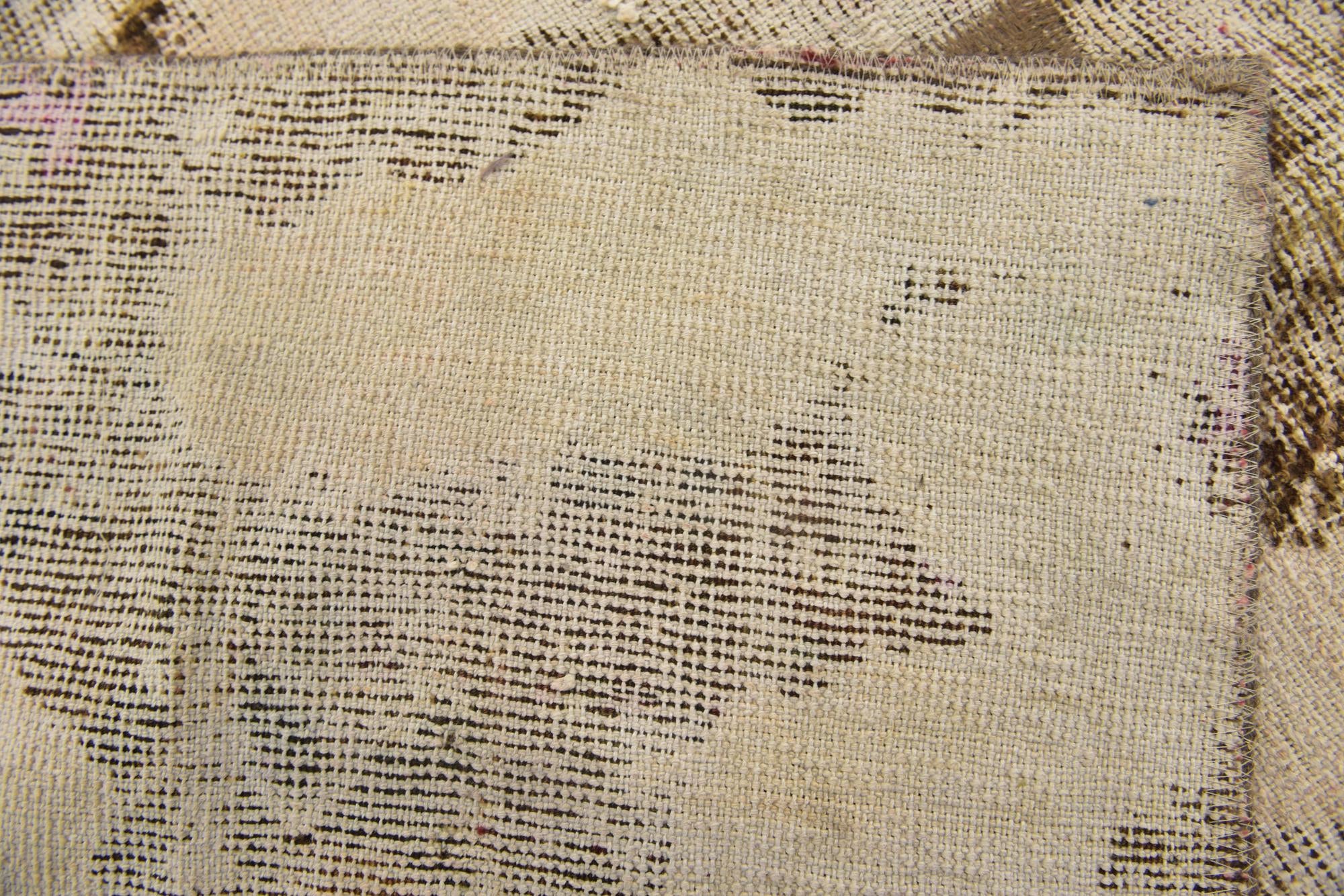 4' x 6' 9 Hand Knotted Ultra Vintage Persian Wool Rug