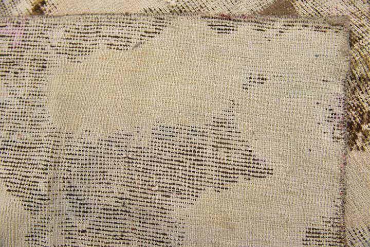 4' x 6' 9 Hand Knotted Ultra Vintage Persian Wool Rug