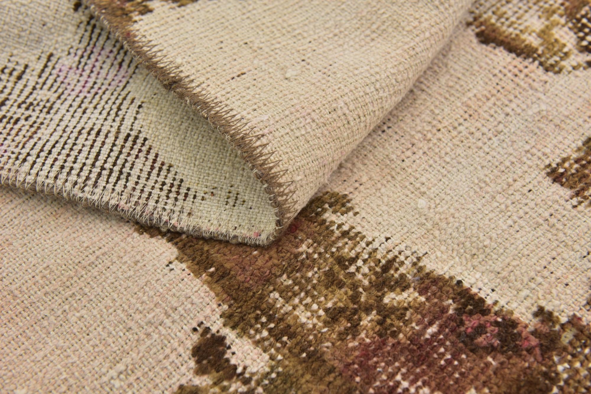 4' x 6' 9 Hand Knotted Ultra Vintage Persian Wool Rug