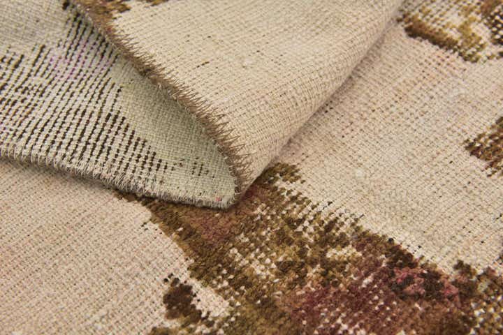 4' x 6' 9 Hand Knotted Ultra Vintage Persian Wool Rug