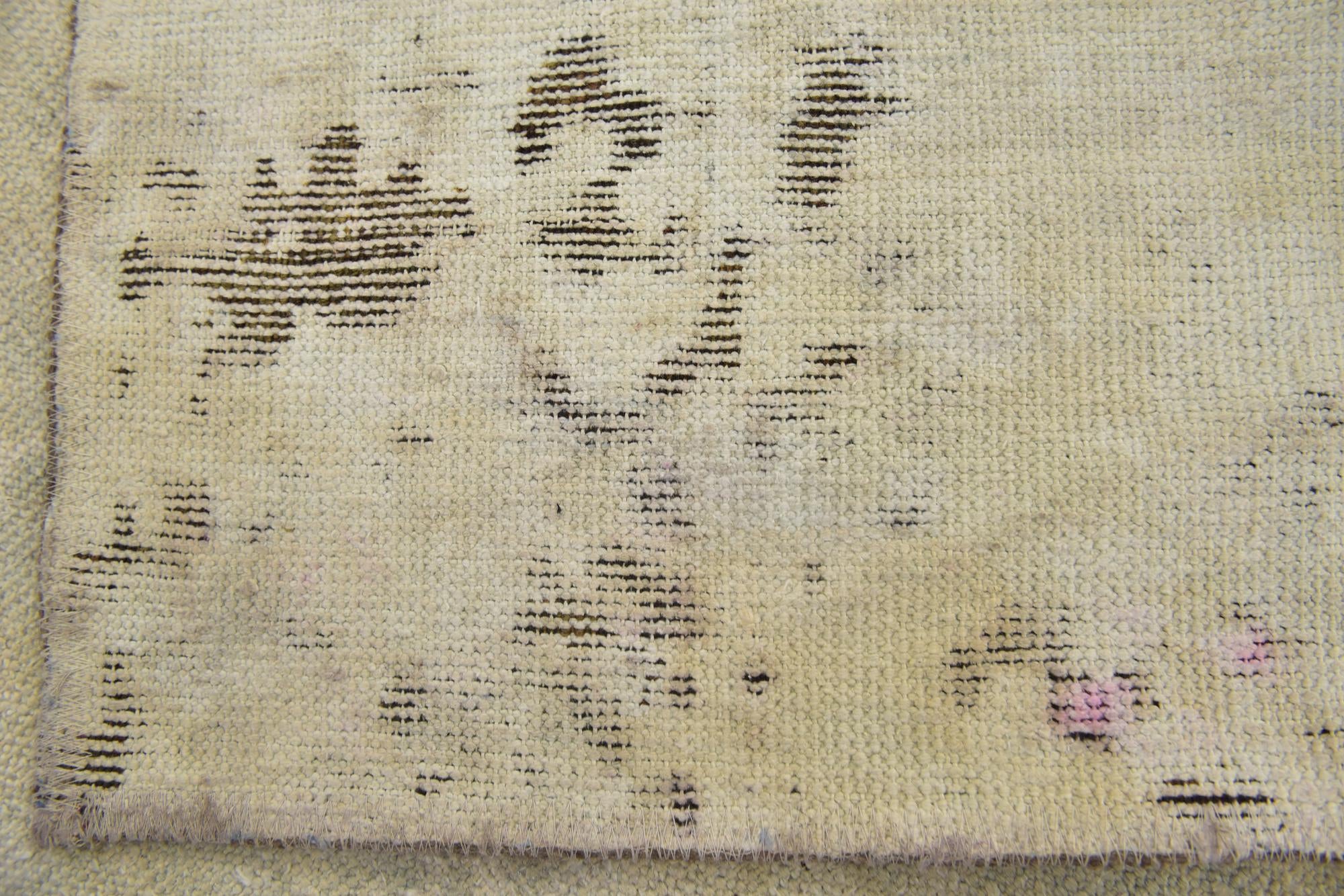 4' 10 x 7' 6 Hand Knotted Ultra Vintage Persian Wool Rug
