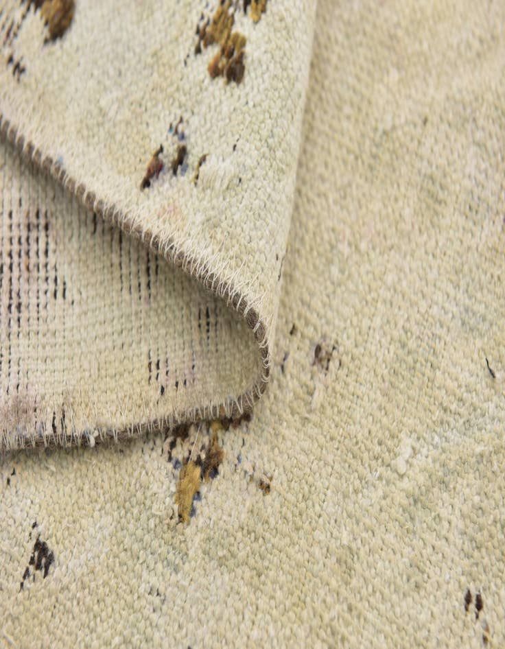 Detail image of 4' 10 x 7' 6  Hand Knotted Ultra Vintage Persian Wool Rug