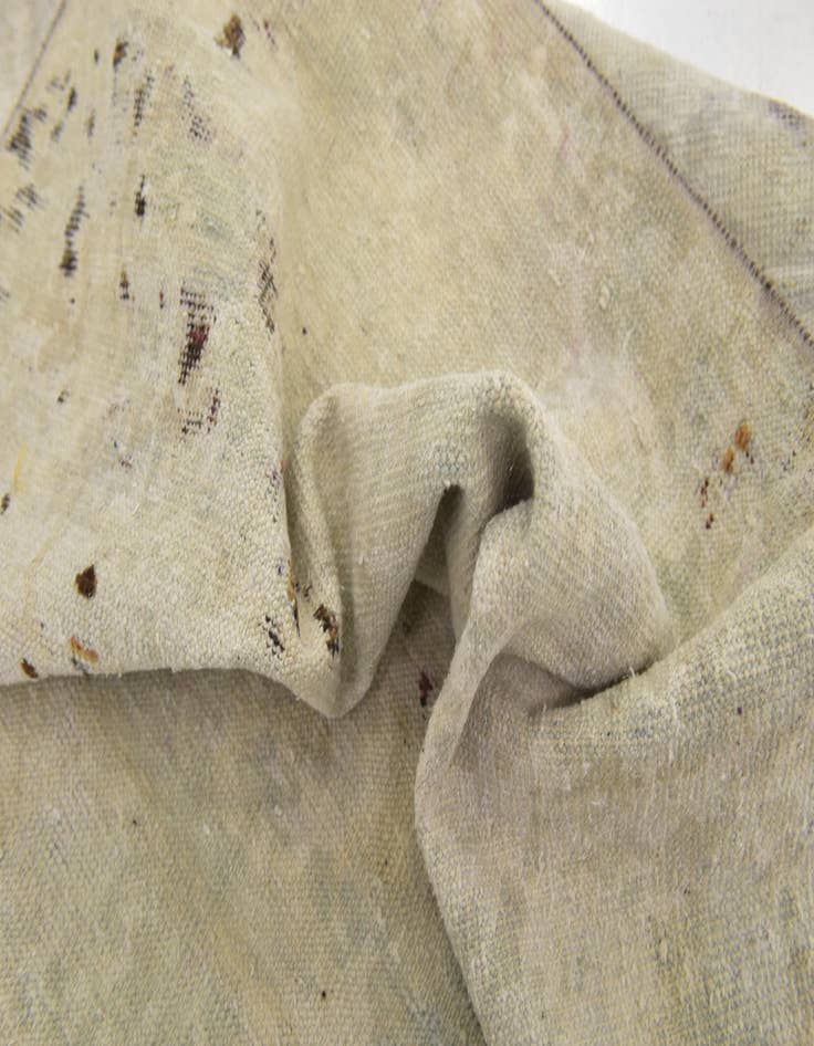 Detail image of 4' 10 x 7' 6  Hand Knotted Ultra Vintage Persian Wool Rug