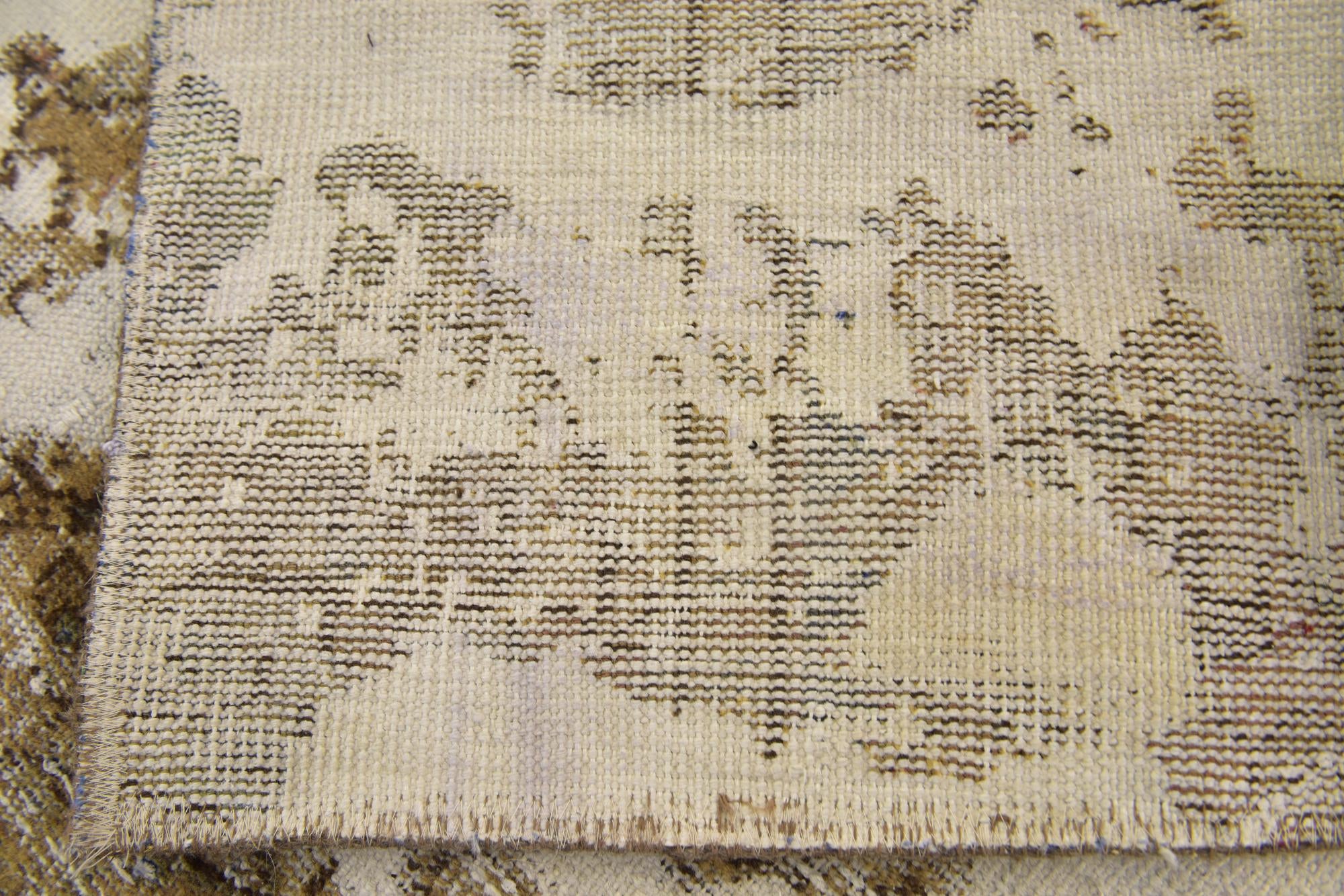 4' 8 x 6' 5 Hand Knotted Ultra Vintage Persian Wool Rug