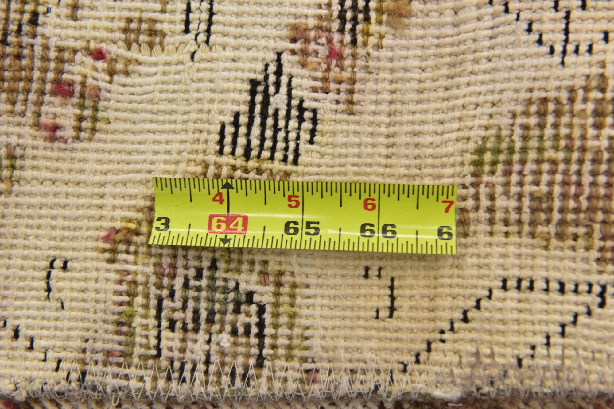 4' 8 x 6' 2 Hand Knotted Ultra Vintage Persian Wool Rug