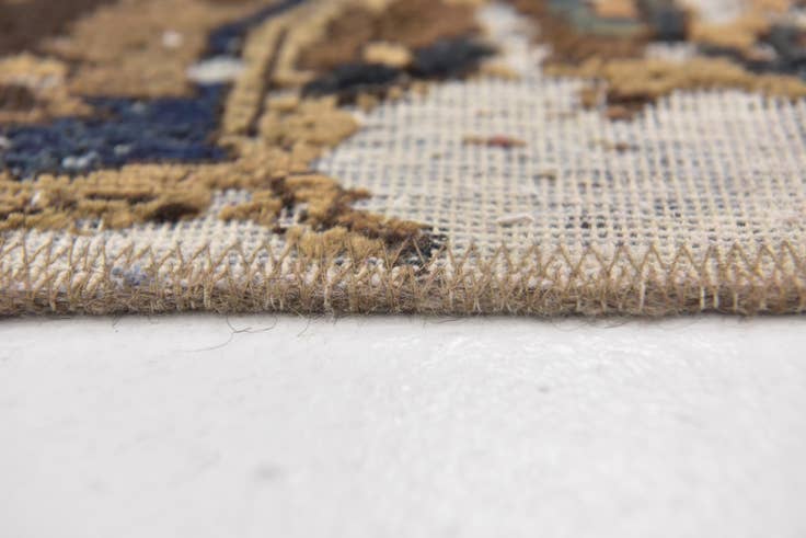 Detail image of 4' 2 x 6' 2 Hand Knotted Ultra Vintage Persian Wool Rug