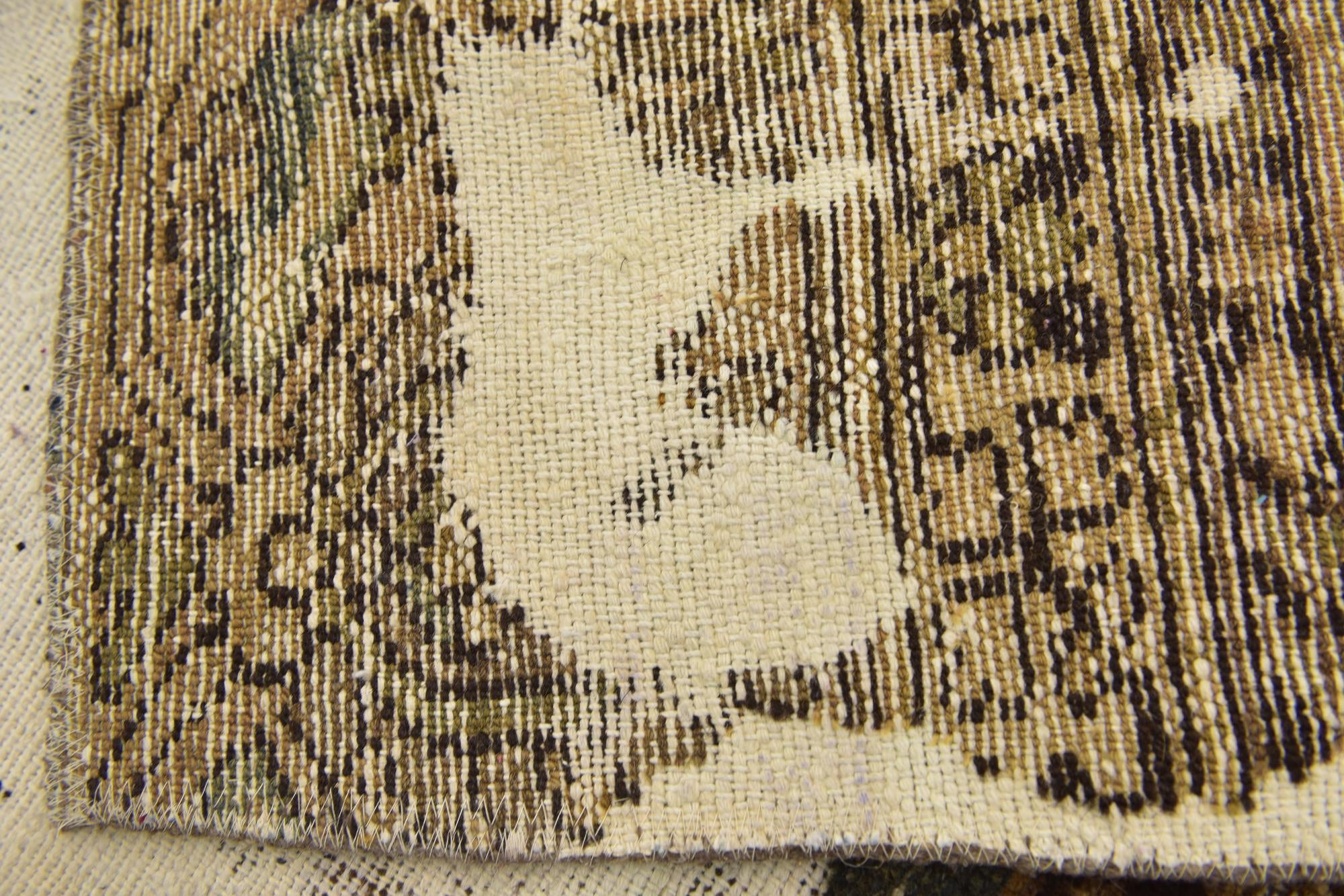 4' 5 x 7' 2 Hand Knotted Ultra Vintage Persian Wool Rug