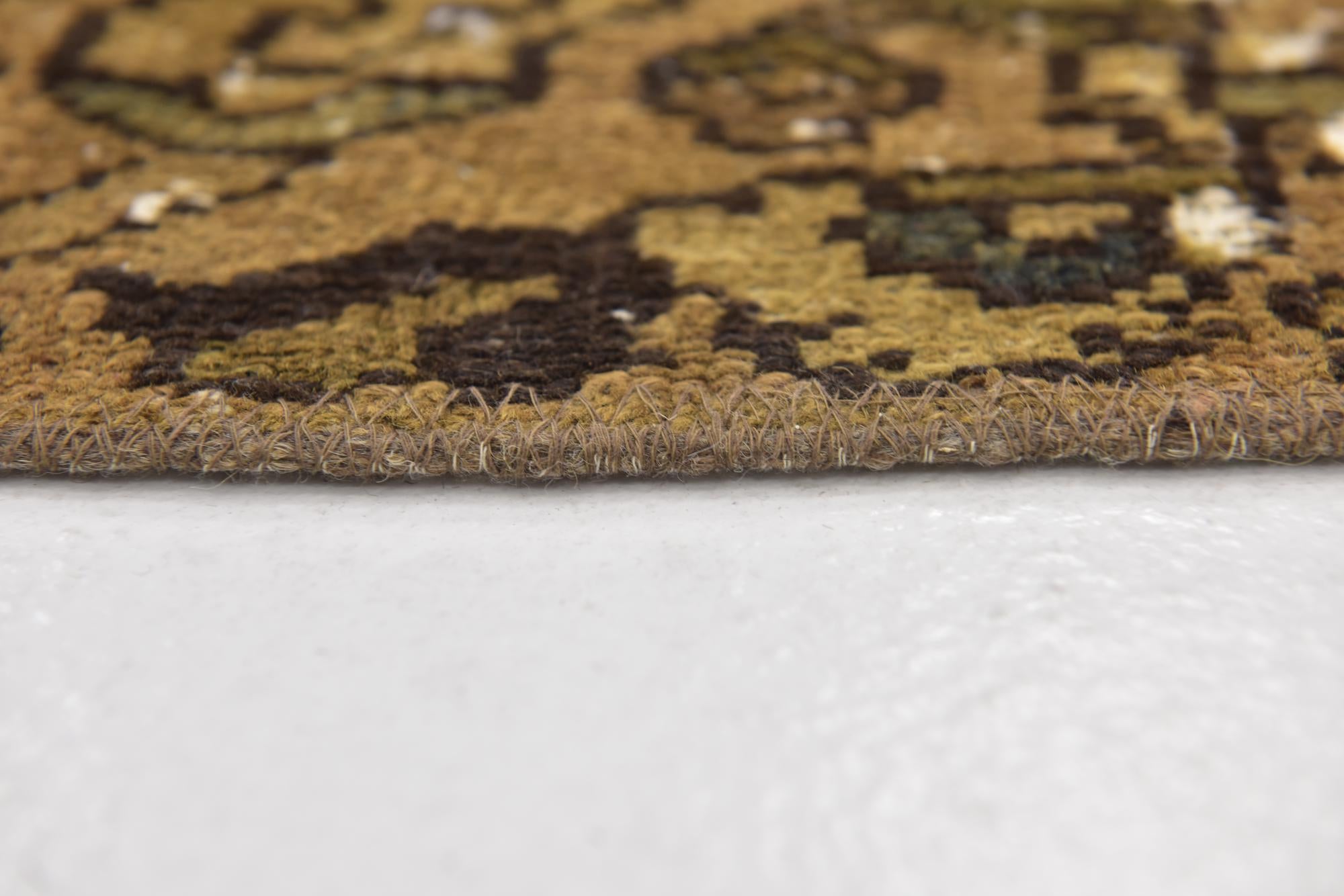 4' 5 x 7' 2 Hand Knotted Ultra Vintage Persian Wool Rug