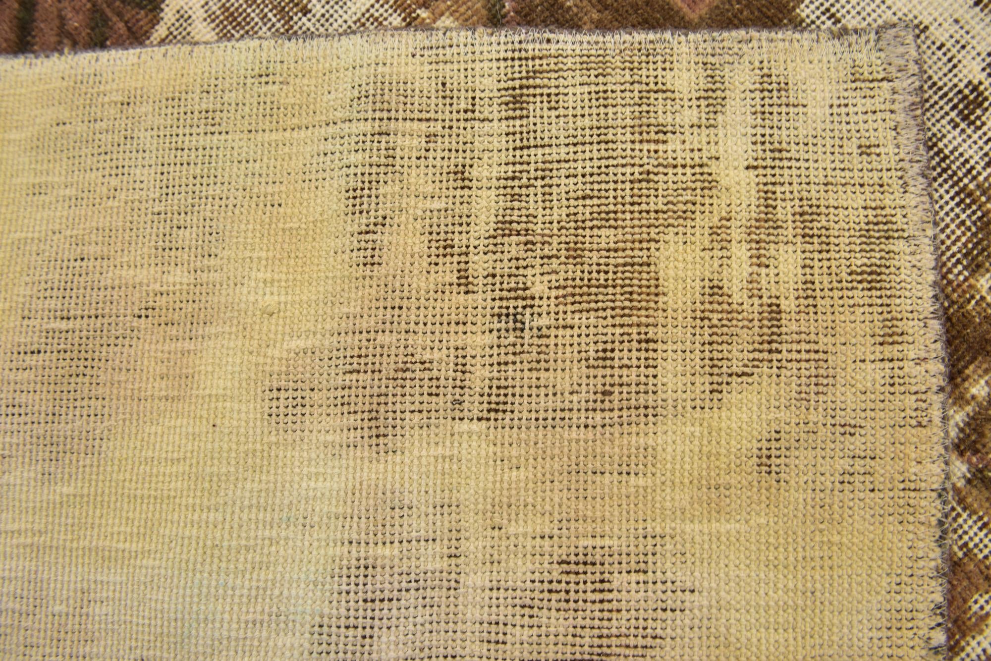 3' 7 x 6' 9 Hand Knotted Ultra Vintage Persian Wool Rug