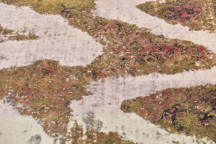 5' 6 x 7' 7 Hand Knotted Ultra Vintage Persian Wool Rug