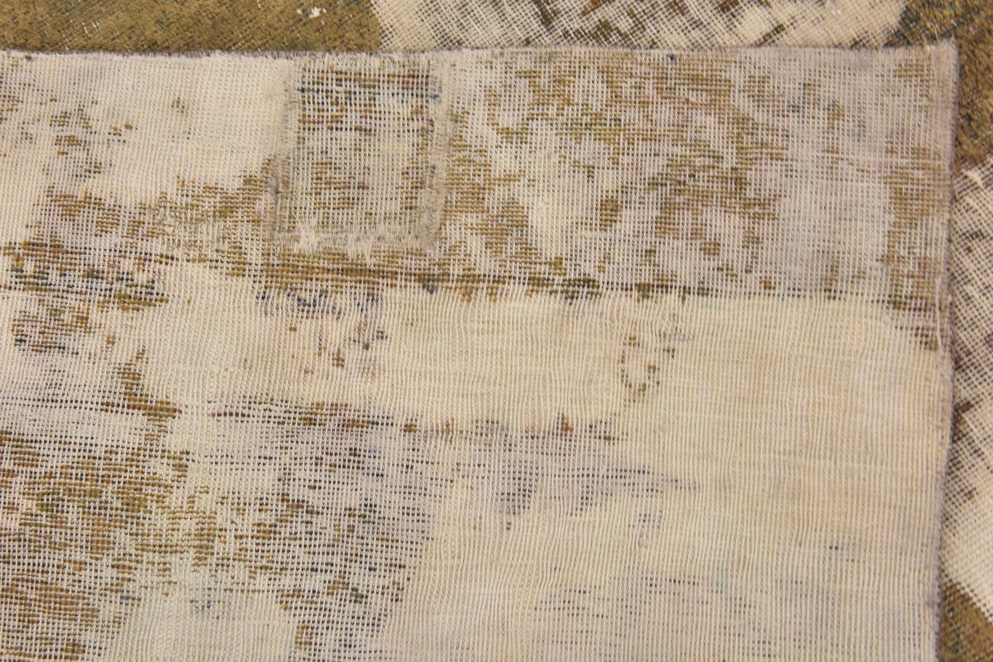 9' x 10' 9 Hand Knotted Ultra Vintage Persian Wool Rug