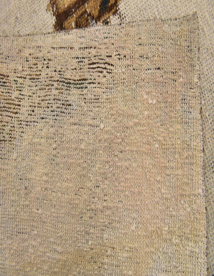 Detail image of 6' 7 x 9' 6  Hand Knotted Ultra Vintage Persian Wool Rug