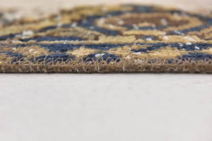 Detail image of 6' 7 x 9' 6 Hand Knotted Ultra Vintage Persian Wool Rug
