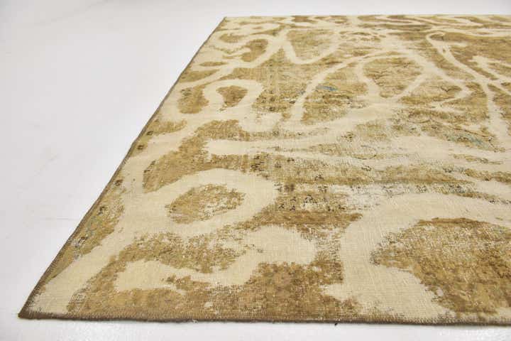 9' 3 x 11' 10 Hand Knotted Ultra Vintage Persian Wool Rug