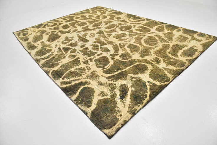Detail image of 9' 3 x 12' 3 Hand Knotted Ultra Vintage Persian Wool Rug