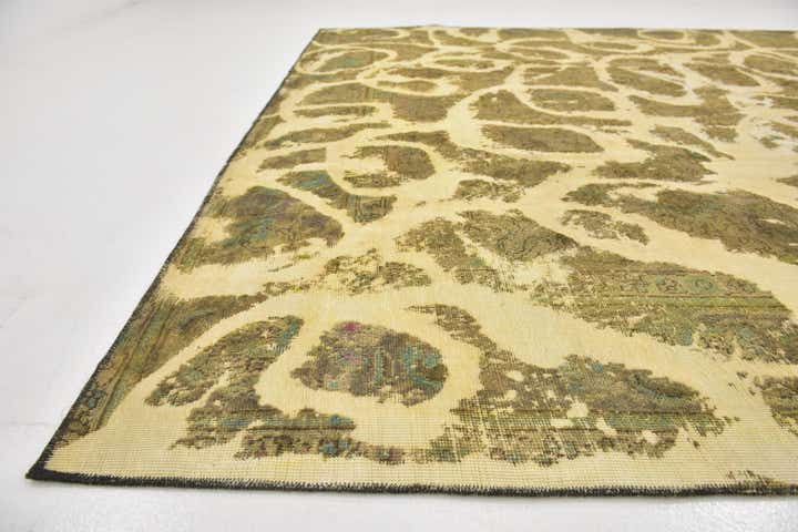 9' 3 x 12' 3 Hand Knotted Ultra Vintage Persian Wool Rug