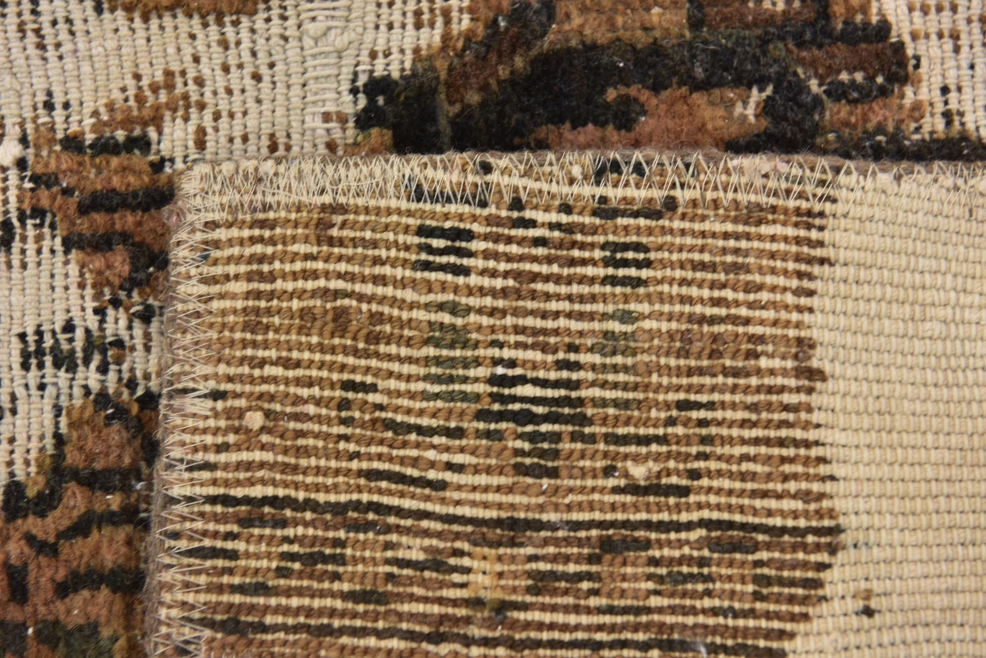 5' 7 x 8' 10 Hand Knotted Ultra Vintage Persian Wool Rug