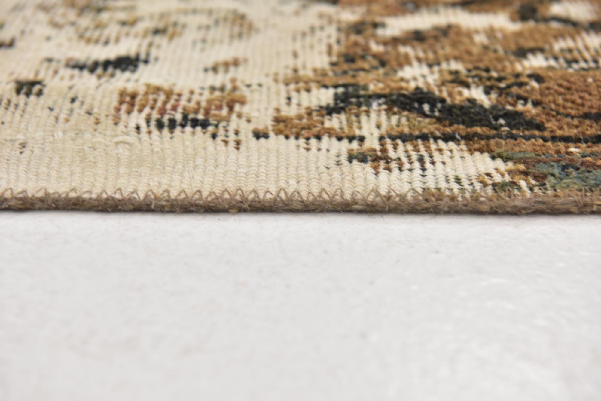 5' 7 x 8' 10 Hand Knotted Ultra Vintage Persian Wool Rug
