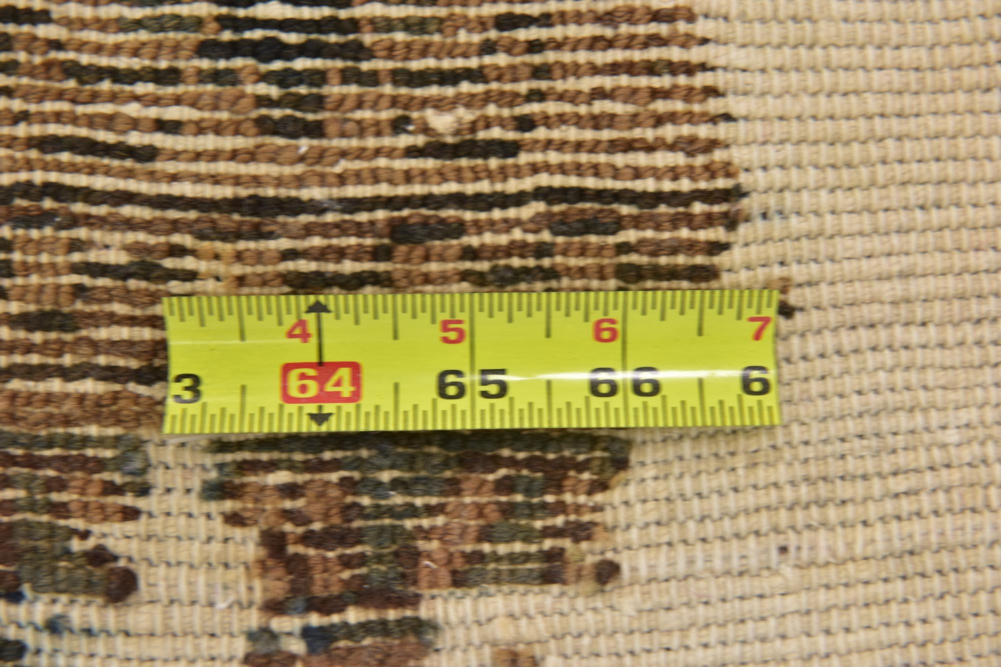 5' 7 x 8' 10 Hand Knotted Ultra Vintage Persian Wool Rug