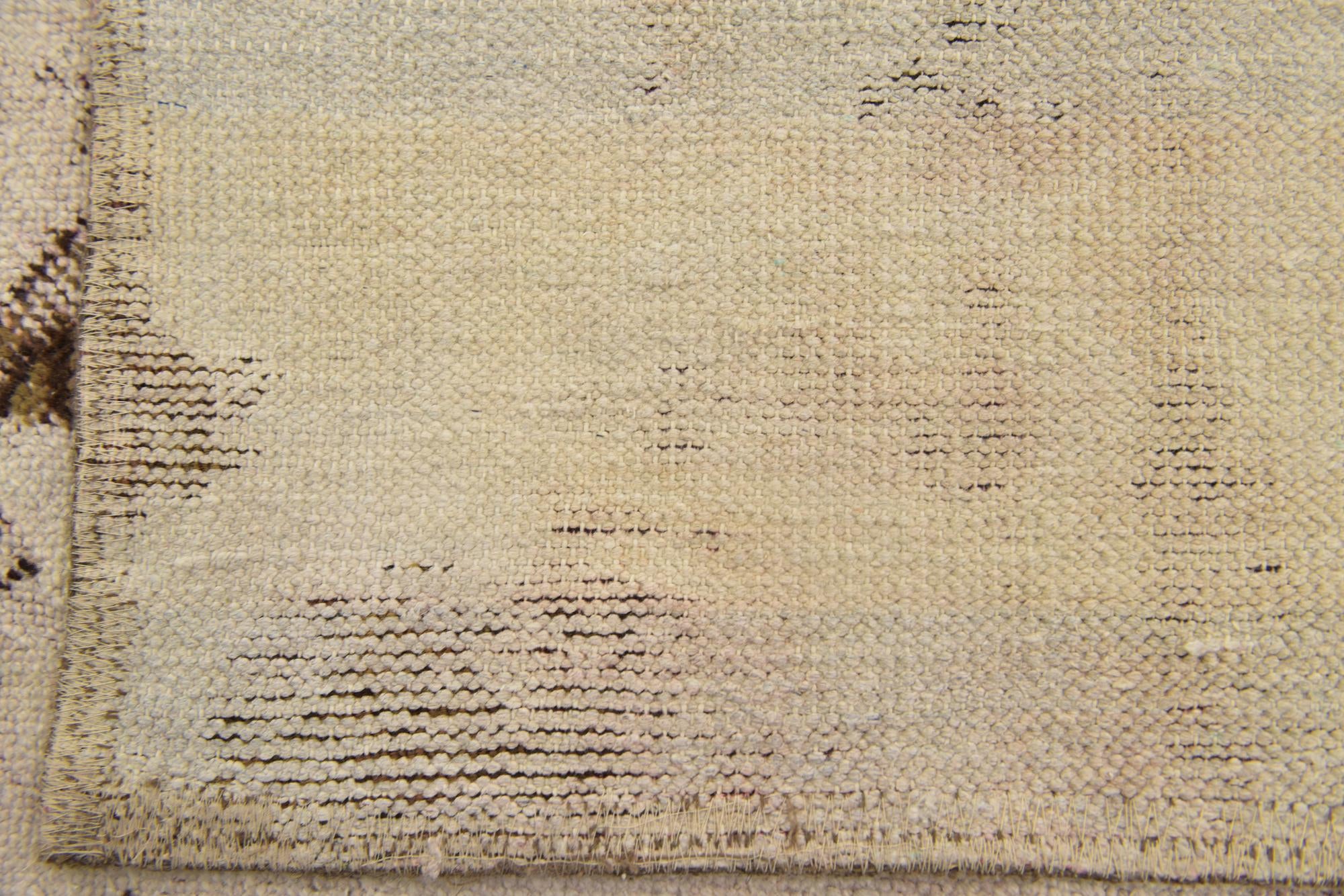 3' 7 x 6' 6 Hand Knotted Ultra Vintage Persian Wool Rug