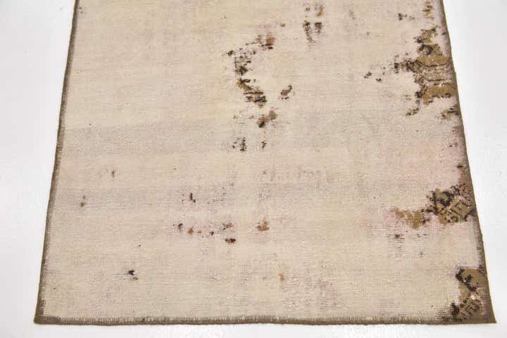 3' 7 x 6' 6 Hand Knotted Ultra Vintage Persian Wool Rug