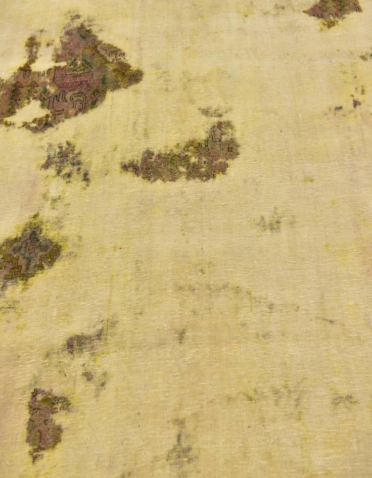 Detail image of 9' 7 x 11' 10  Hand Knotted Ultra Vintage Persian Wool Rug