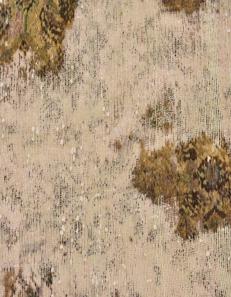 Detail image of 5' 5 x 6' 4  Hand Knotted Ultra Vintage Persian Wool Rug