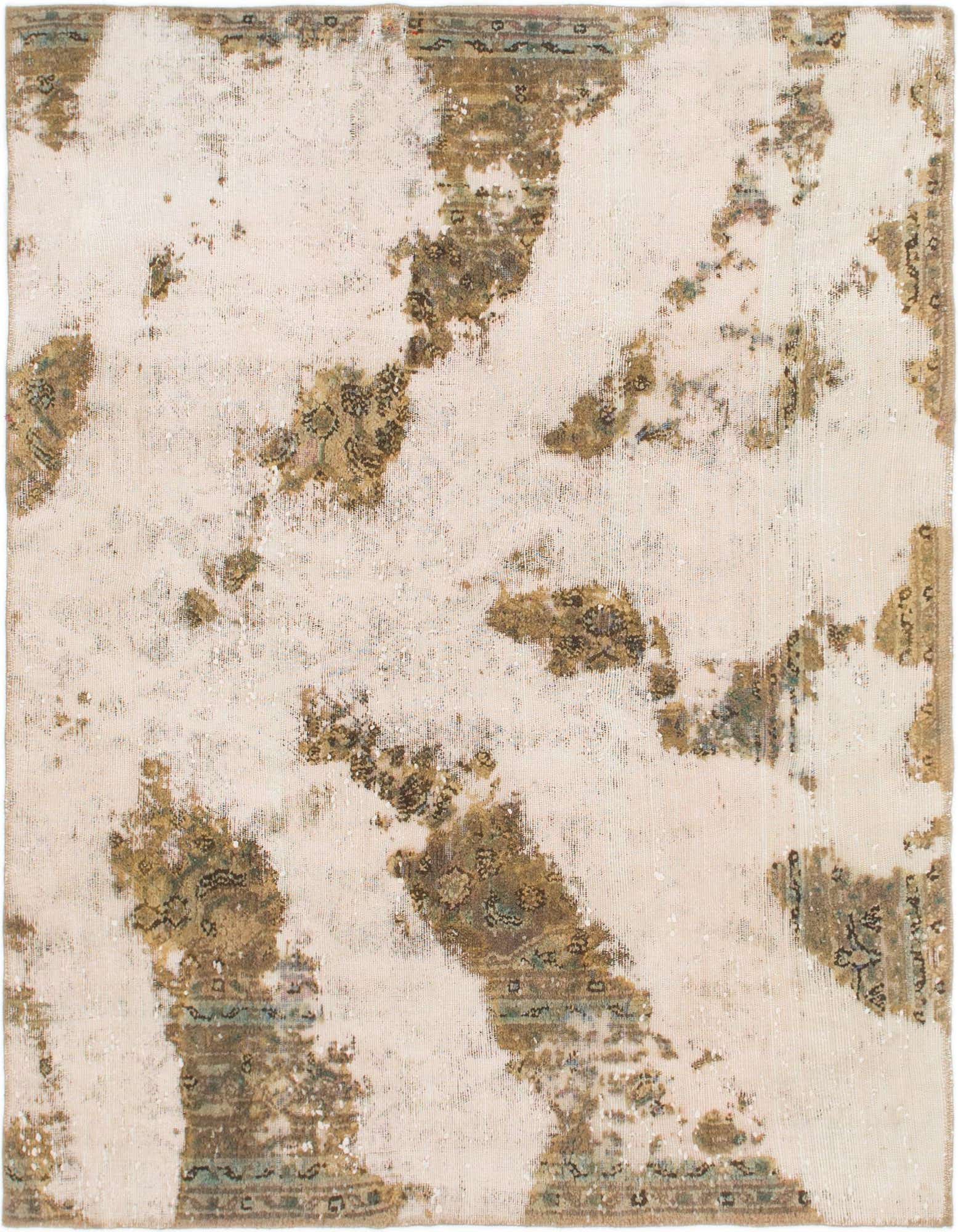 Primary image 5' 5 x 6' 4  Hand Knotted Ultra Vintage Persian Wool Rug