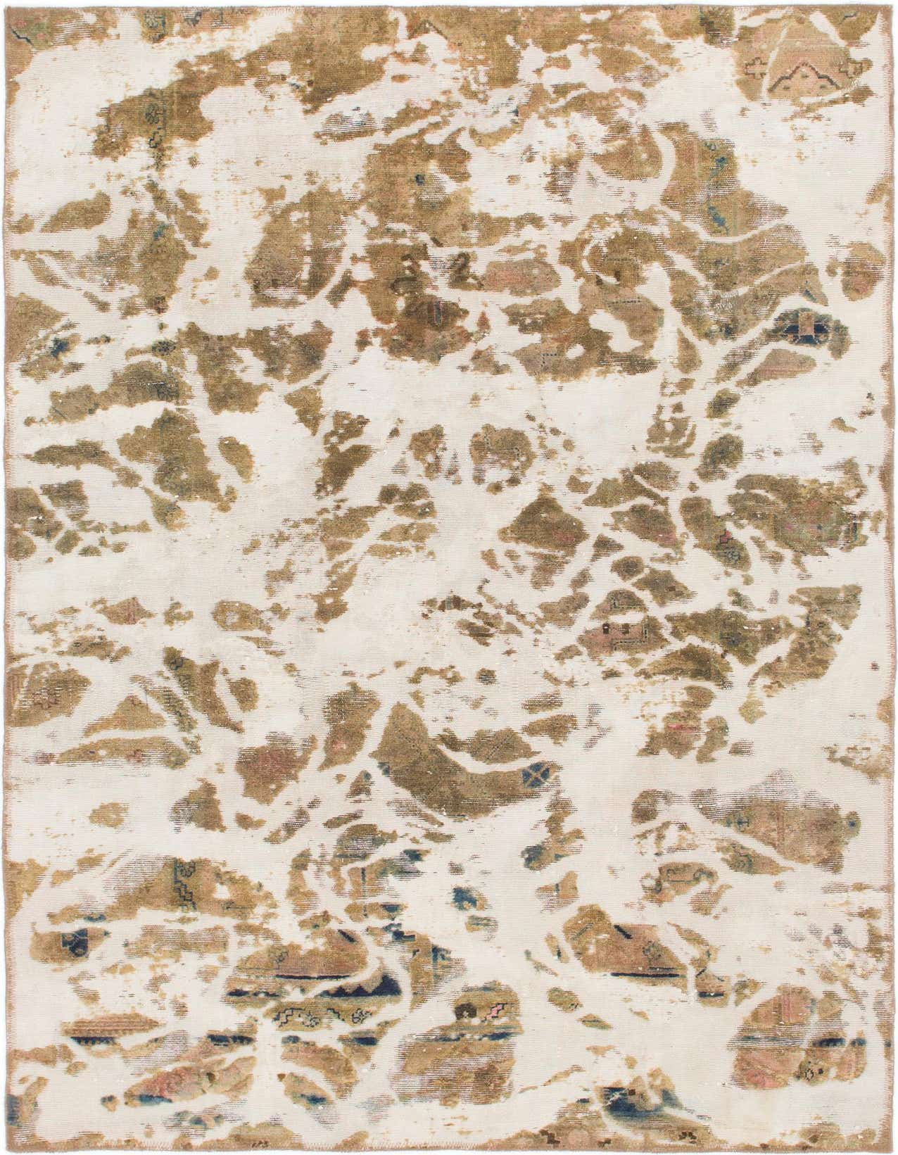 Primary image 4' 9 x 7' 5  Hand Knotted Ultra Vintage Persian Wool Rug