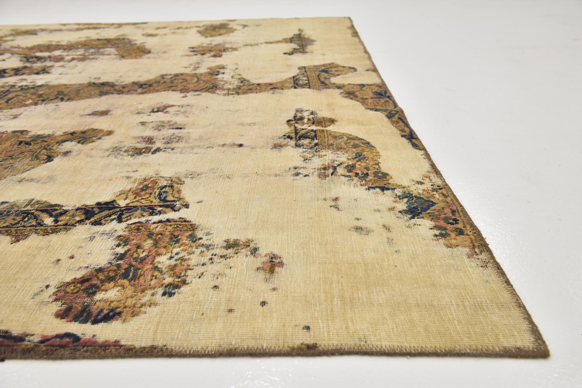 8' 9 x 11' 9 Hand Knotted Ultra Vintage Persian Wool Rug