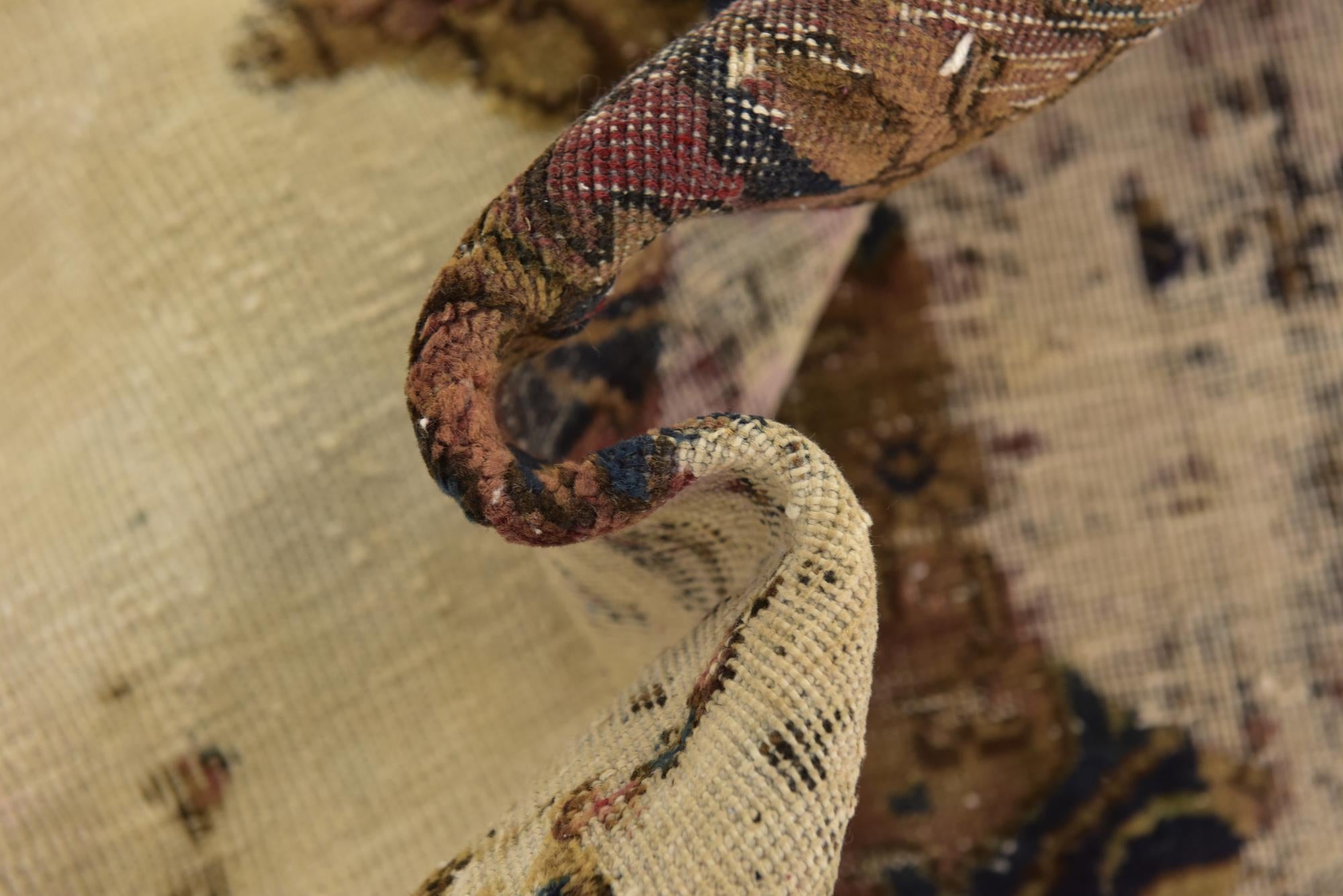 8' 9 x 11' 9 Hand Knotted Ultra Vintage Persian Wool Rug