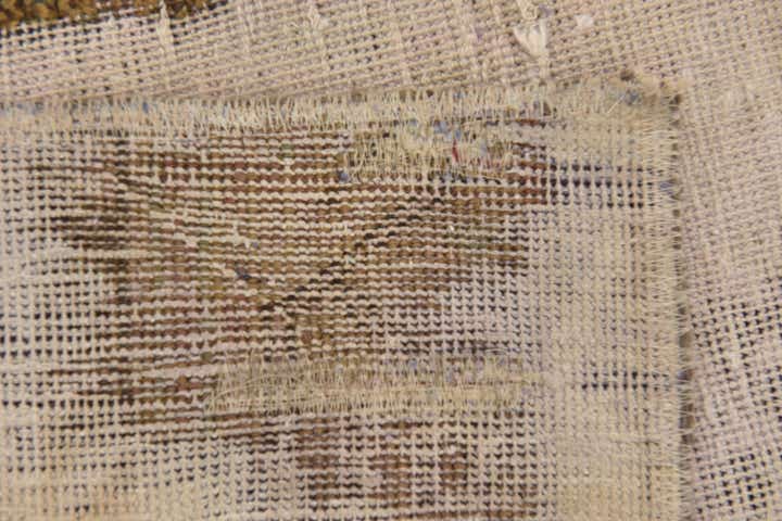 190cm x 255cm Handgeknoopt Ultra Vintage Perzisch Wol Vloerkleed