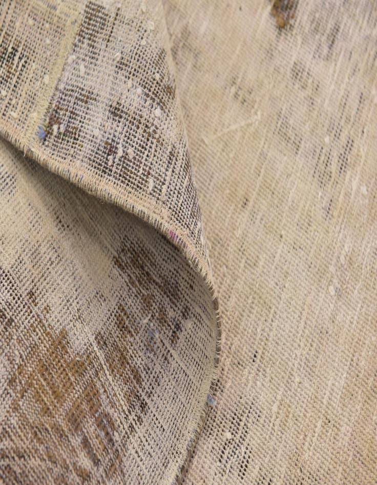 Detail image of 6' 2 x 8' 5  Hand Knotted Ultra Vintage Persian Wool Rug