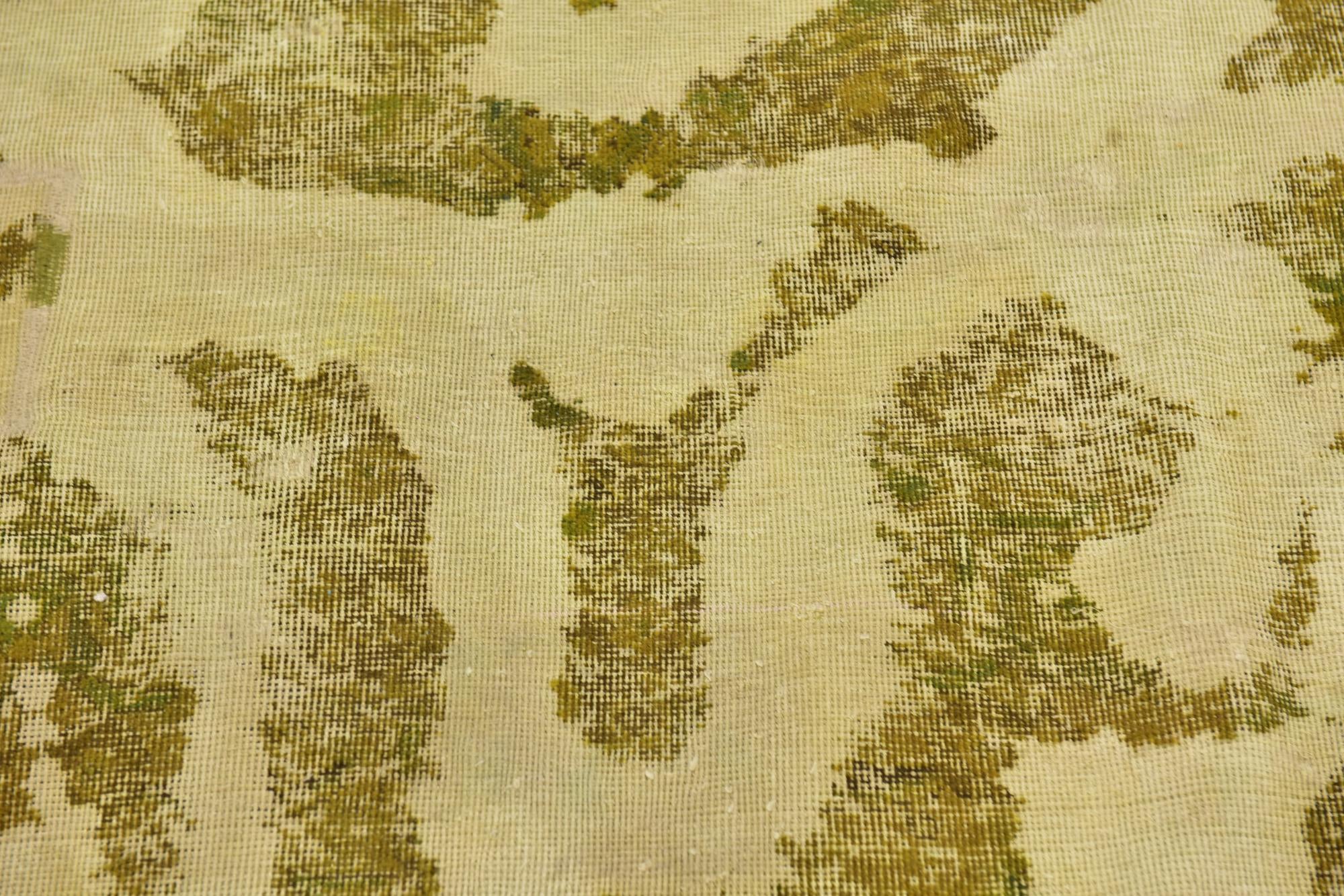 7' 3 x 11' Hand Knotted Ultra Vintage Persian Wool Rug