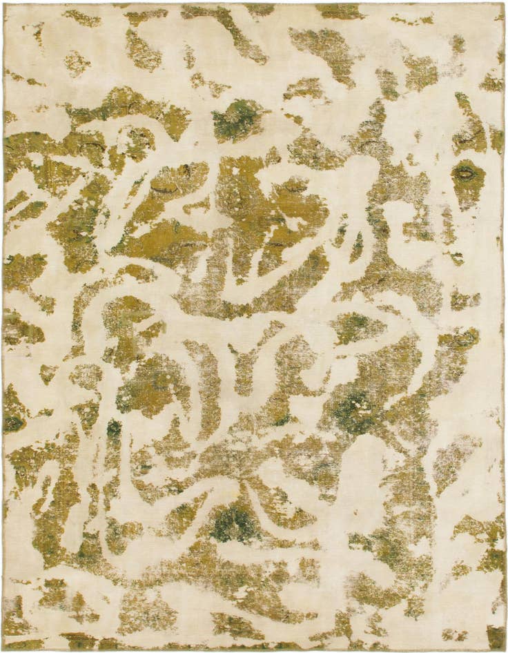 Detail image of 7' 3 x 11' Hand Knotted Ultra Vintage Persian Wool Rug