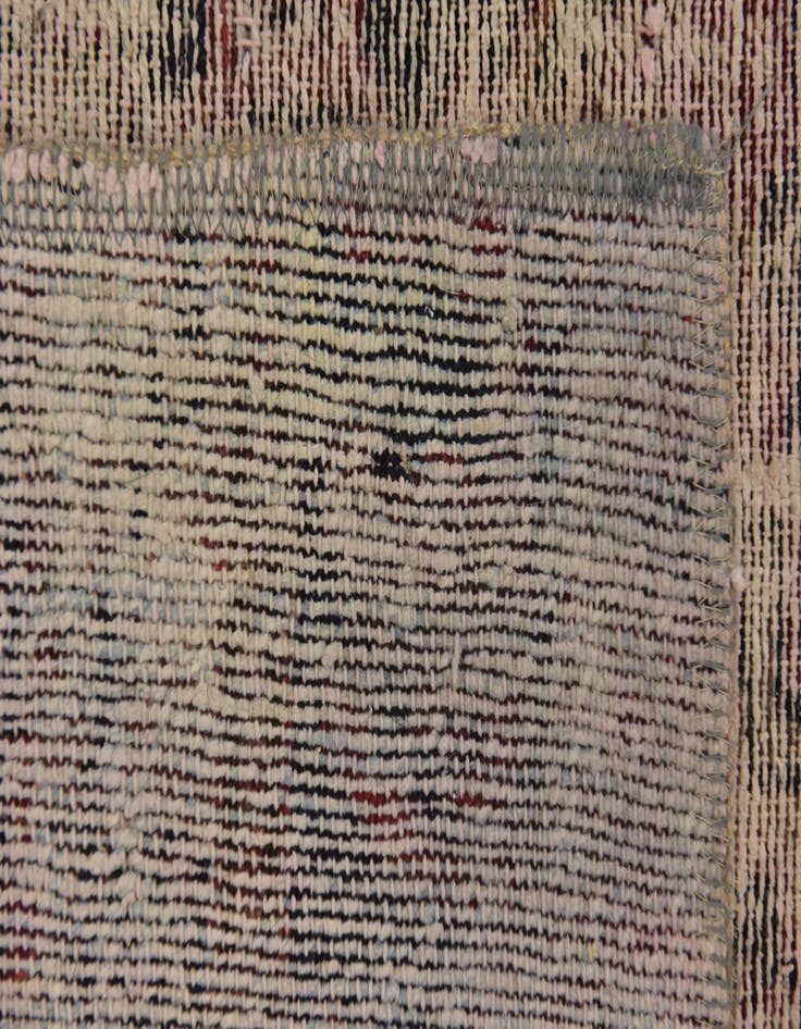 Detail image of 4' 6 x 6'  Hand Knotted Ultra Vintage Persian Wool Rug