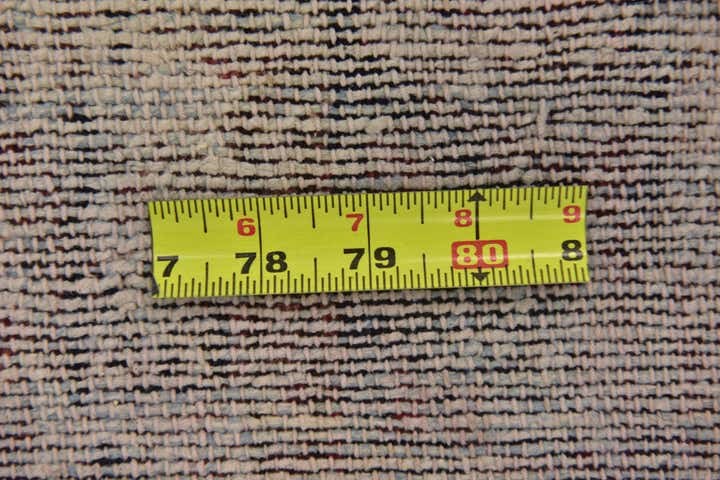 4' 6 x 6' Hand Knotted Ultra Vintage Persian Wool Rug