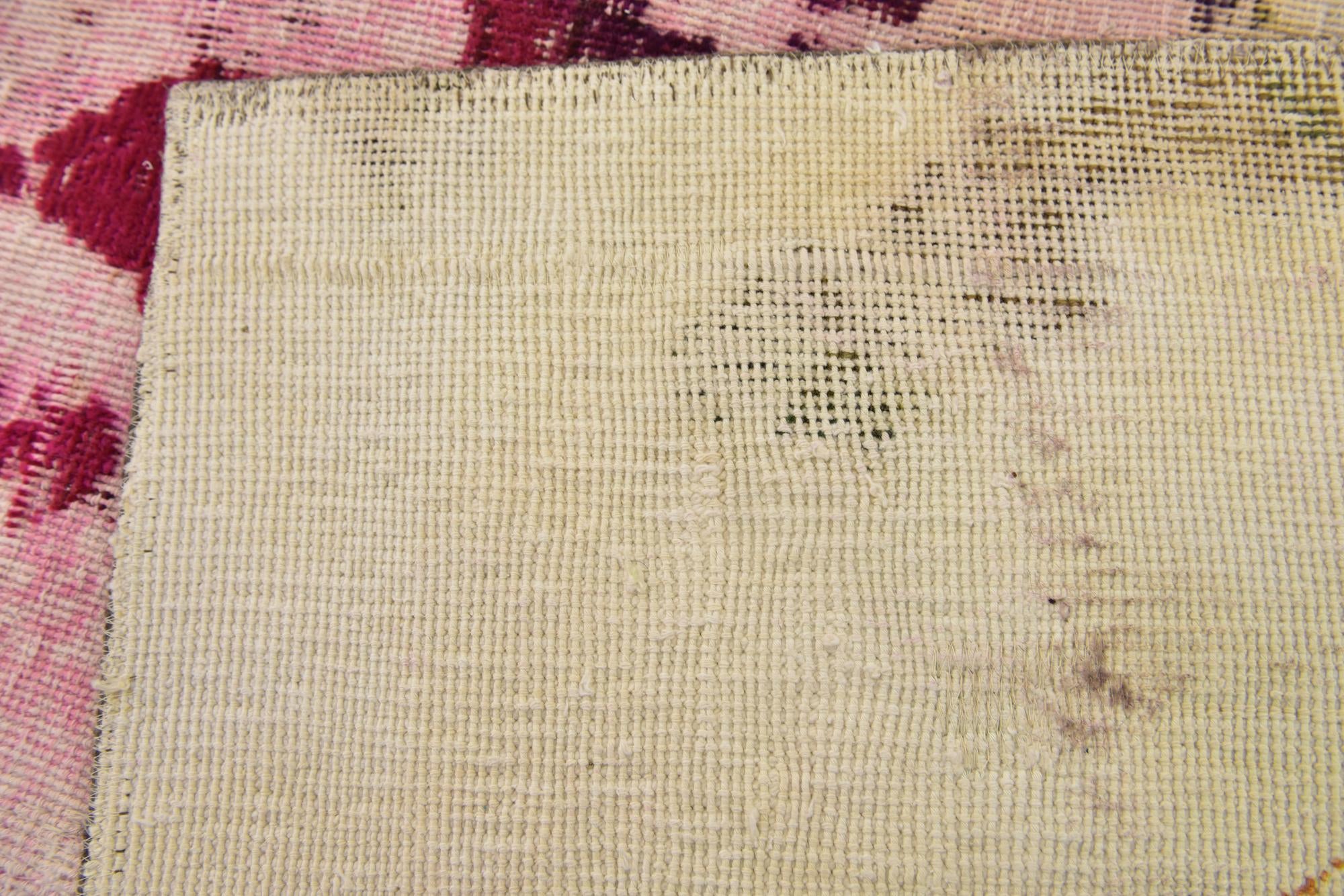 9' 2 x 12' Hand Knotted Ultra Vintage Persian Wool Rug