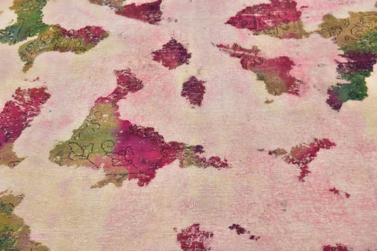 Detail image of 9' 2 x 12' Hand Knotted Ultra Vintage Persian Wool Rug