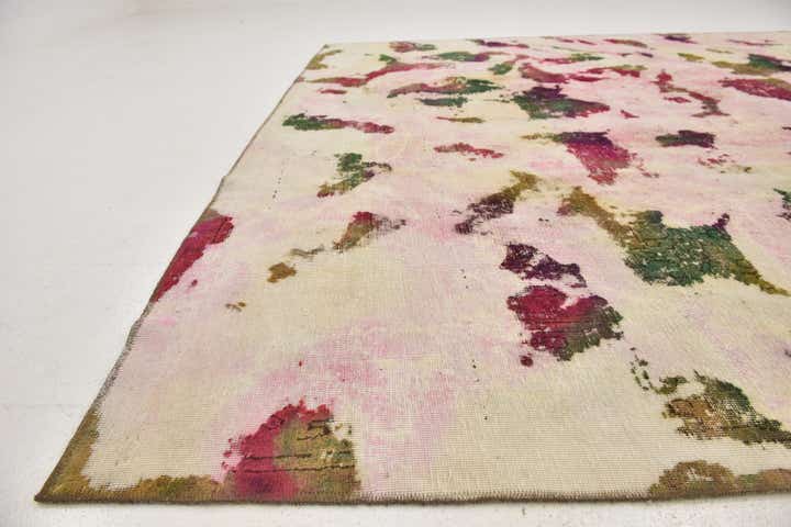 9' 2 x 12' Hand Knotted Ultra Vintage Persian Wool Rug