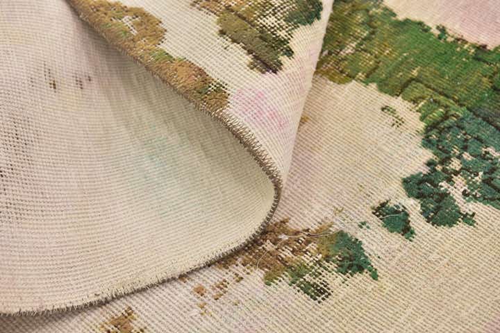 9' 2 x 12' Hand Knotted Ultra Vintage Persian Wool Rug