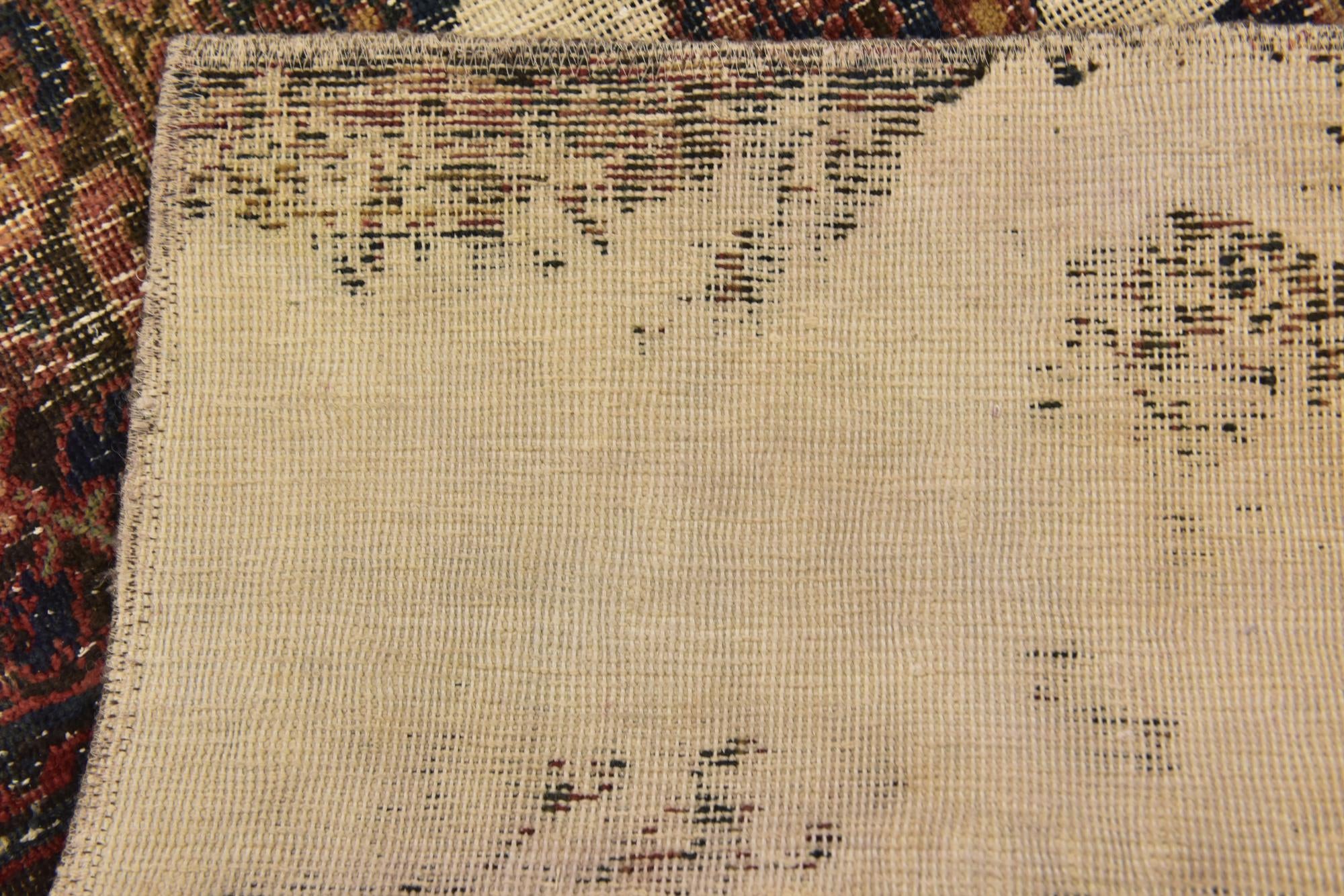 7' 3 x 10' 7 Hand Knotted Ultra Vintage Persian Wool Rug