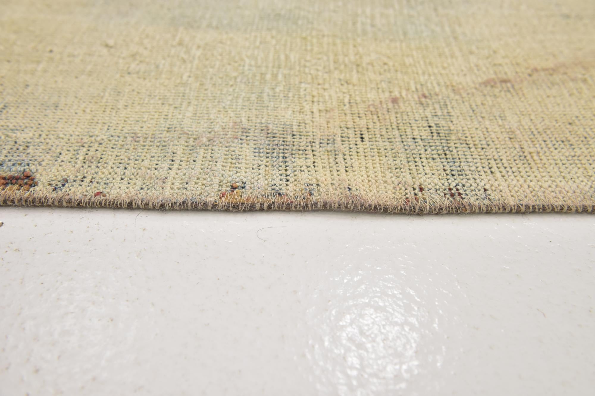 7' 4 x 9' 5 Hand Knotted Ultra Vintage Persian Wool Rug
